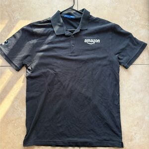 Amazon Black Polo Shirt for Men
